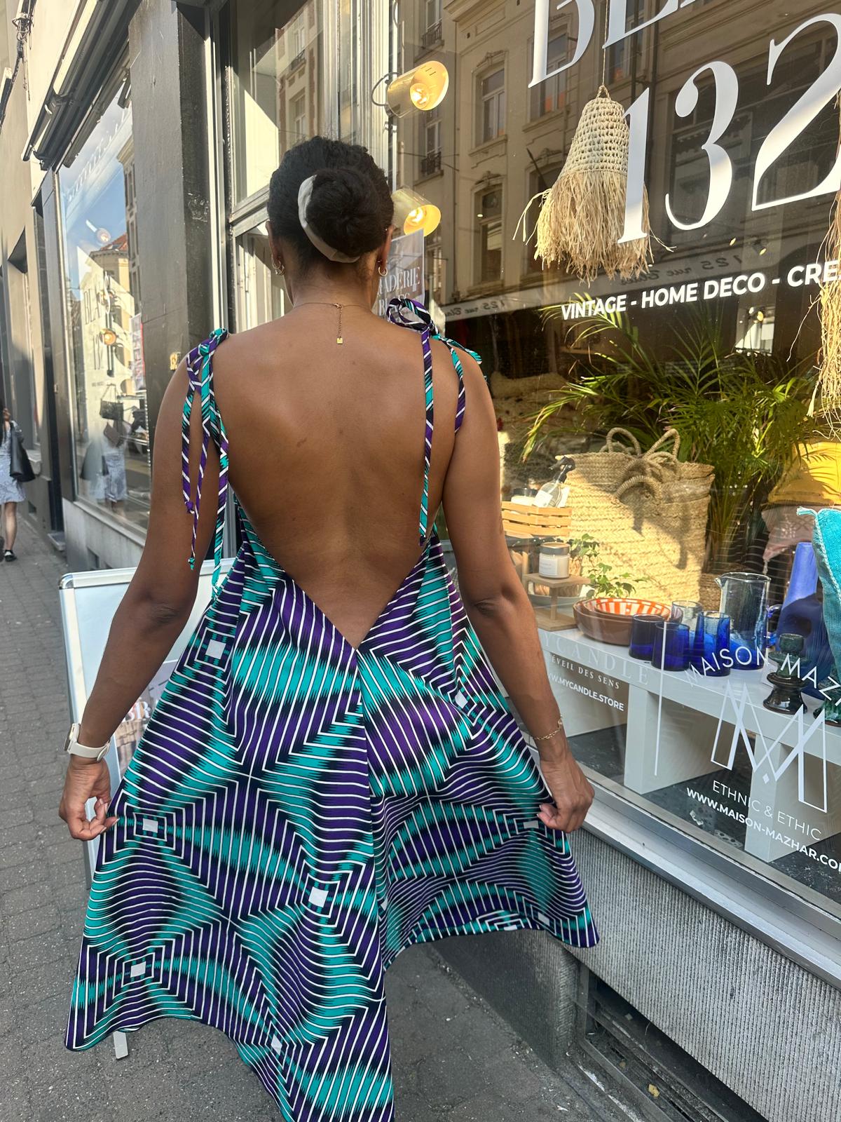 Longue robe bain de soleil Louisa
