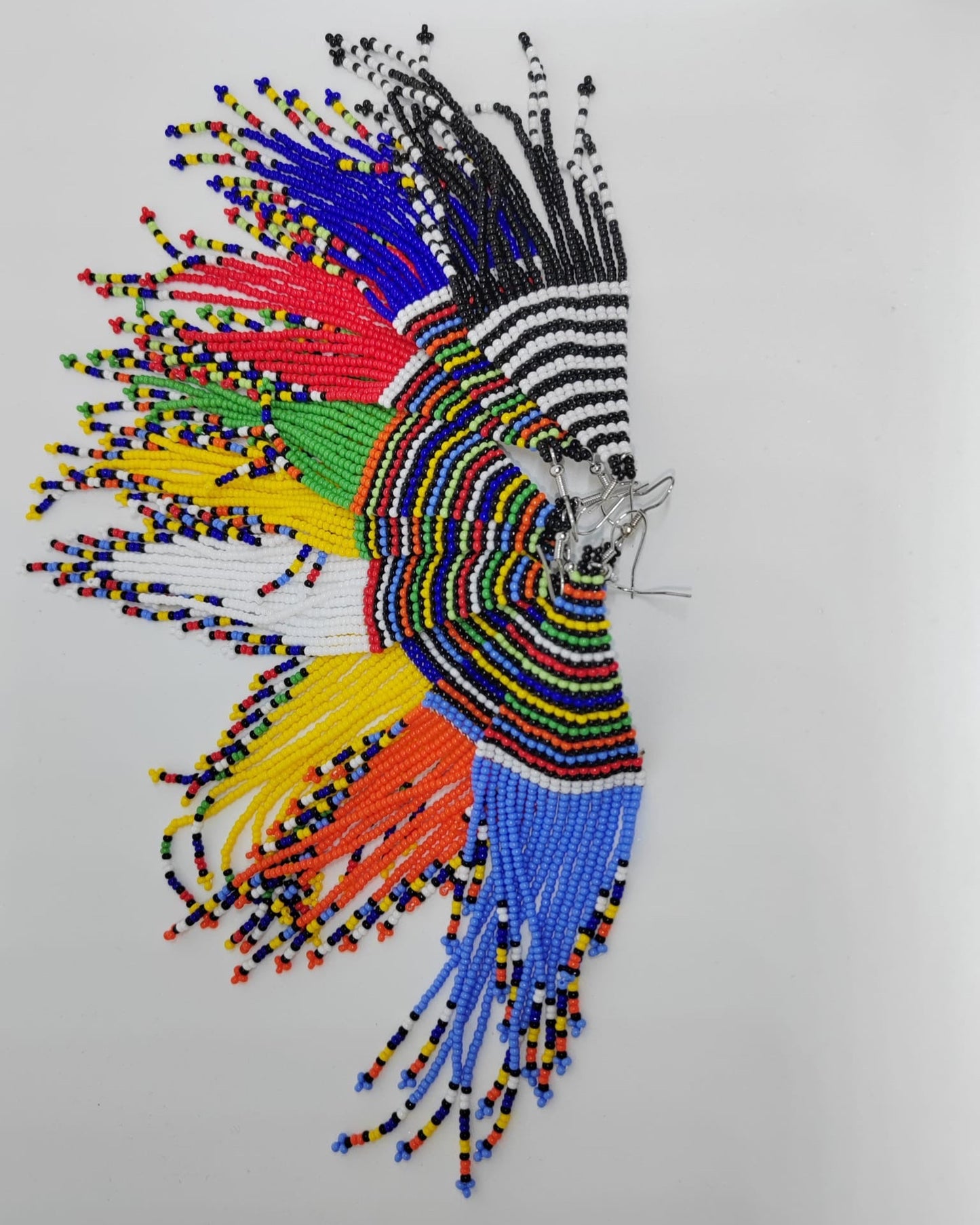 Boucles d'Oreilles - bleues, jaunes, oranges, rouges, bleues ciel, vertes Meyrama Sud Africa