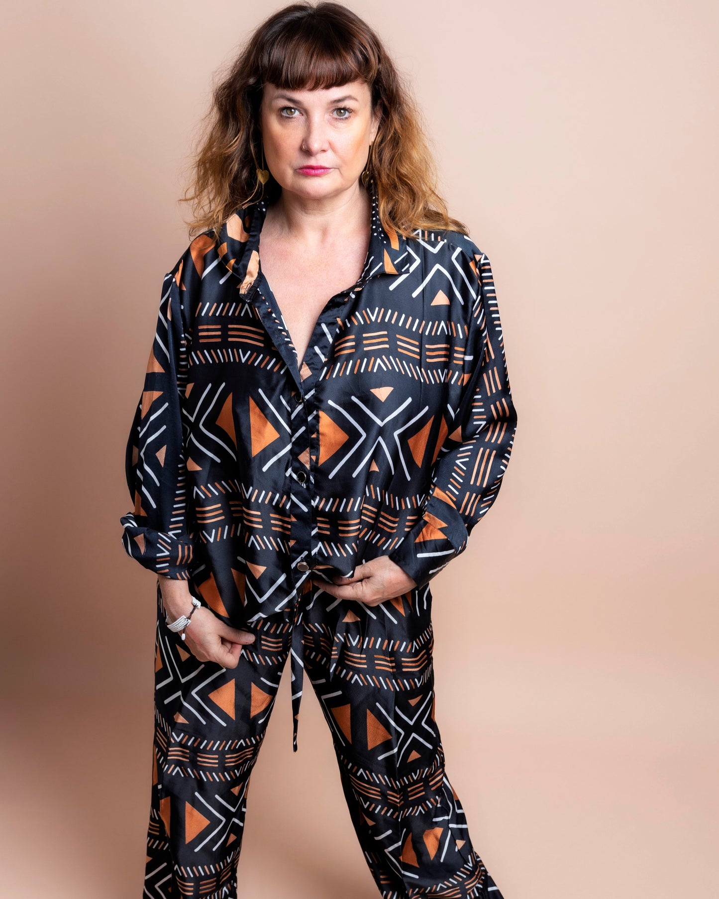 Pantalon en Silk Wax "Lisa" / Ethnique