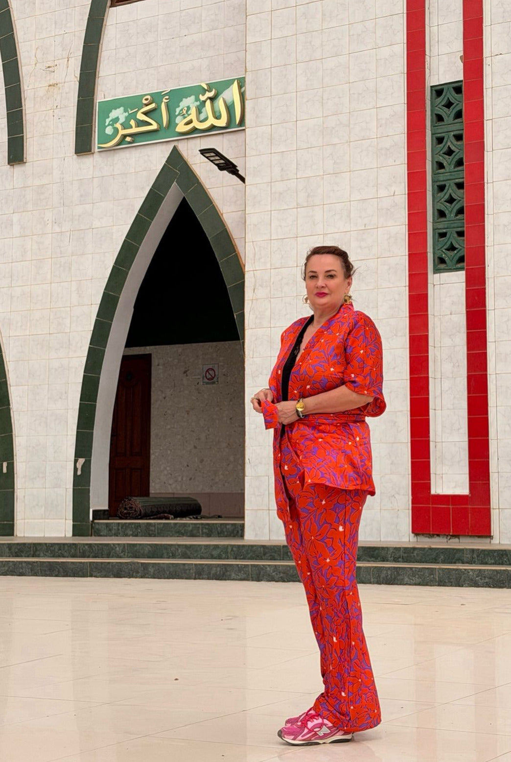 Ensemble Co-ord kimono ceinturé et pantalon large