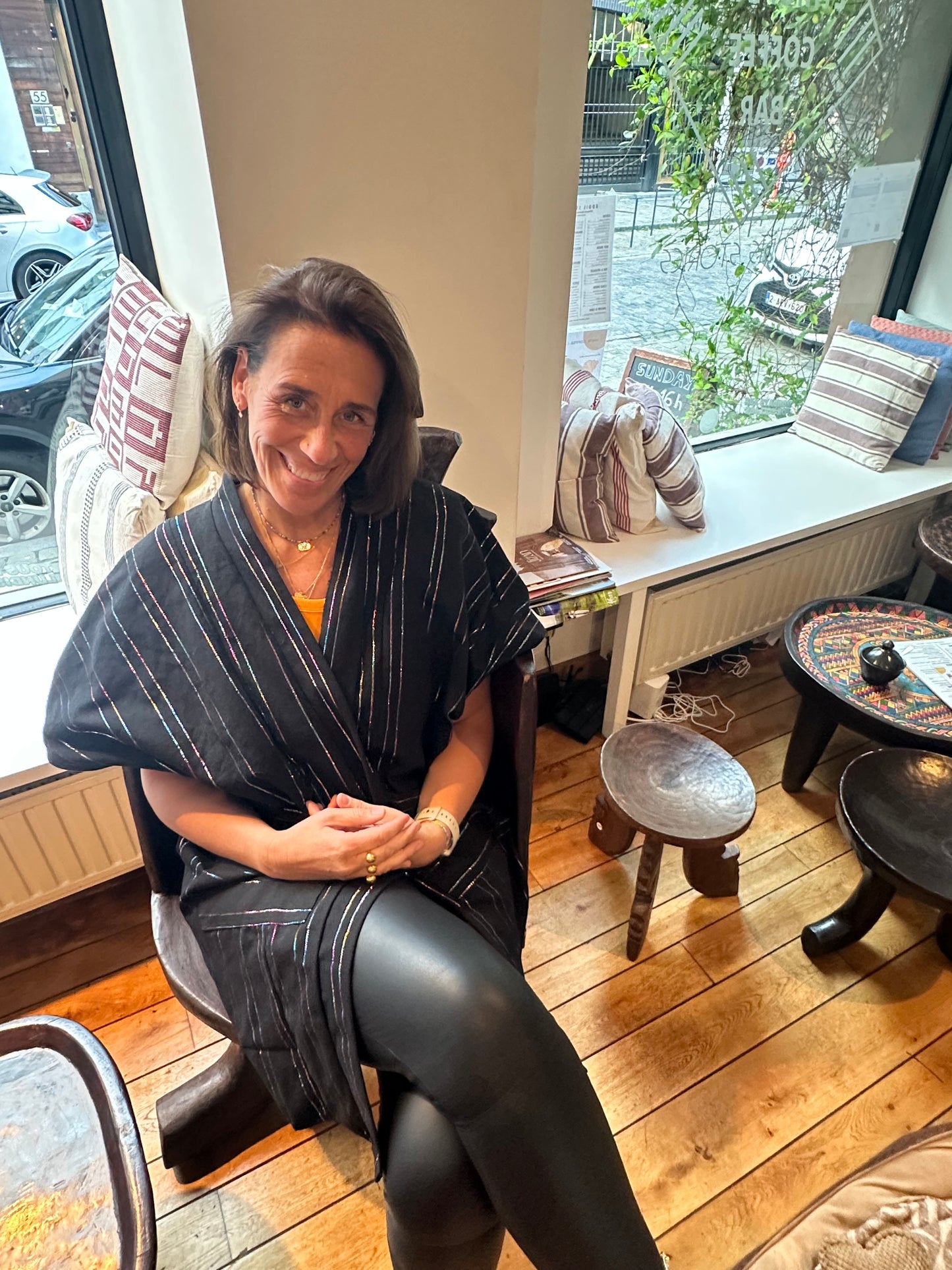 Veste "Héritage Noir" manches courtes