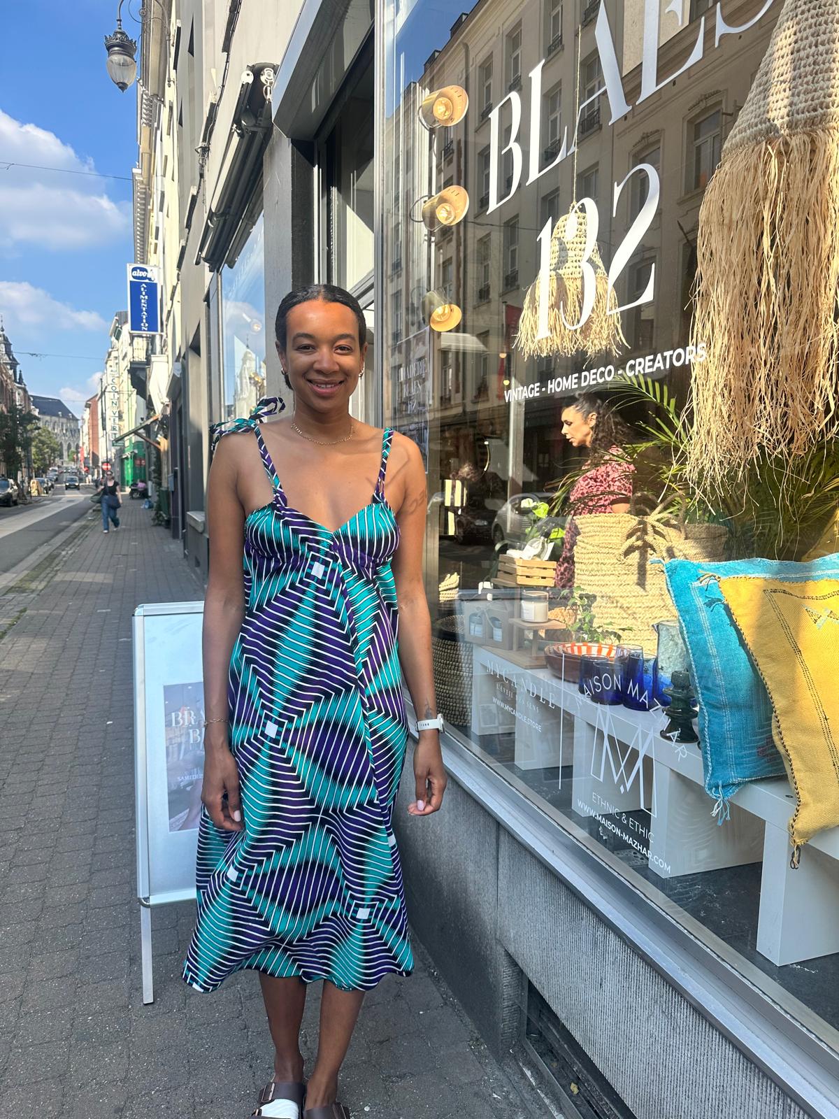Longue robe bain de soleil Louisa