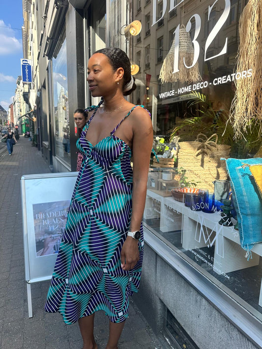 Longue robe bain de soleil Louisa