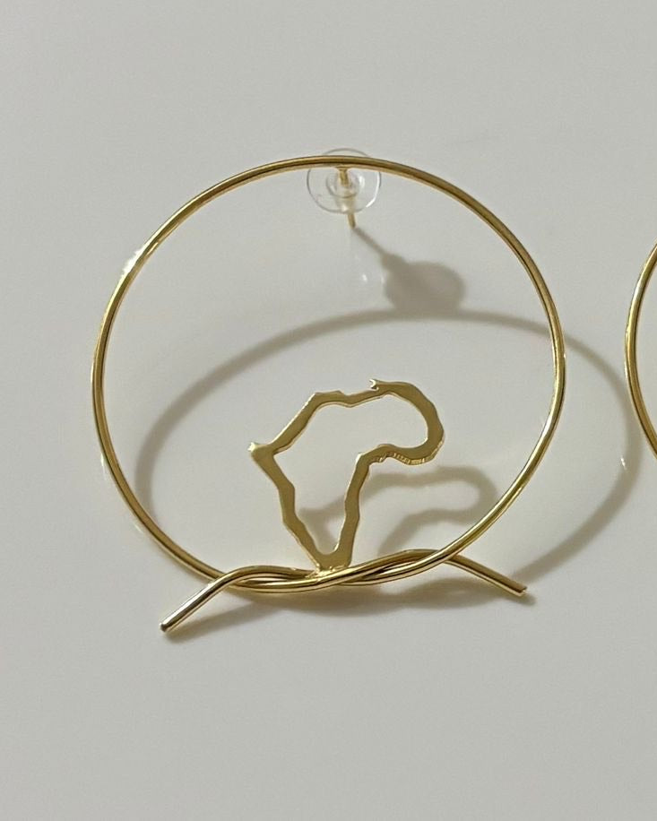 Boucles d'oreilles en laiton - Grand Continent