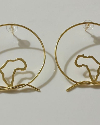 Boucles d'oreilles en laiton - Grand Continent