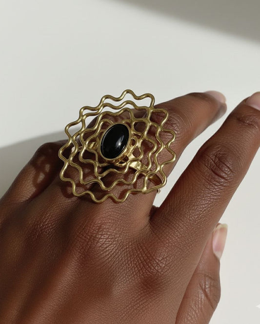 Bague en laiton - Araignée