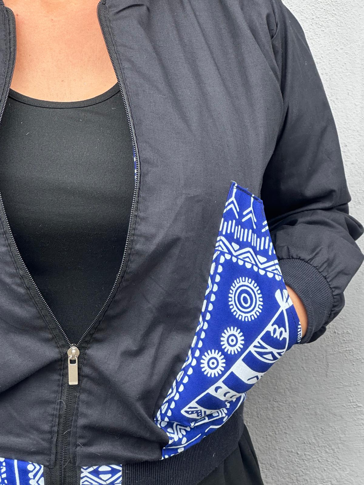 Bomber Réversible "African nights"