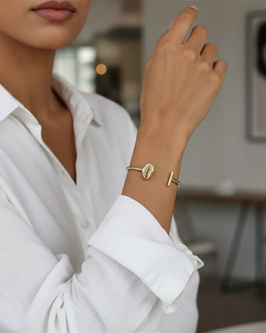 Bracelet en laiton - Coquillage