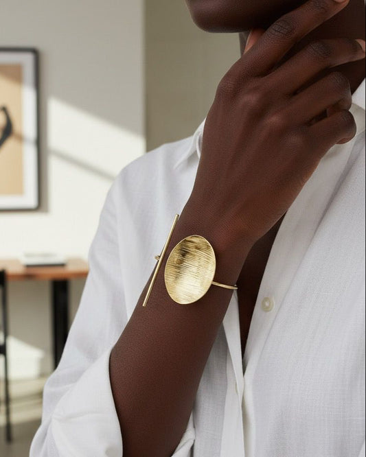 Bracelet en laiton - Oval